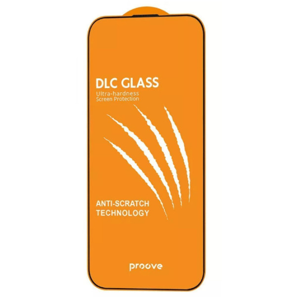 Защитное стекло Proove DLC для iPhone 15 Pro Max Black (PGDLCI15PM01)