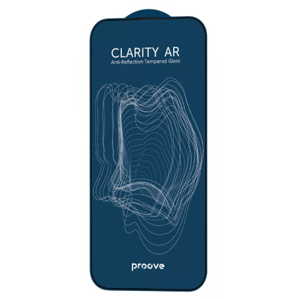 Захисне скло Proove Clarity AR для iPhone 14 Pro Max/15 Plus/16 Plus Black (PGCARI14PM01)