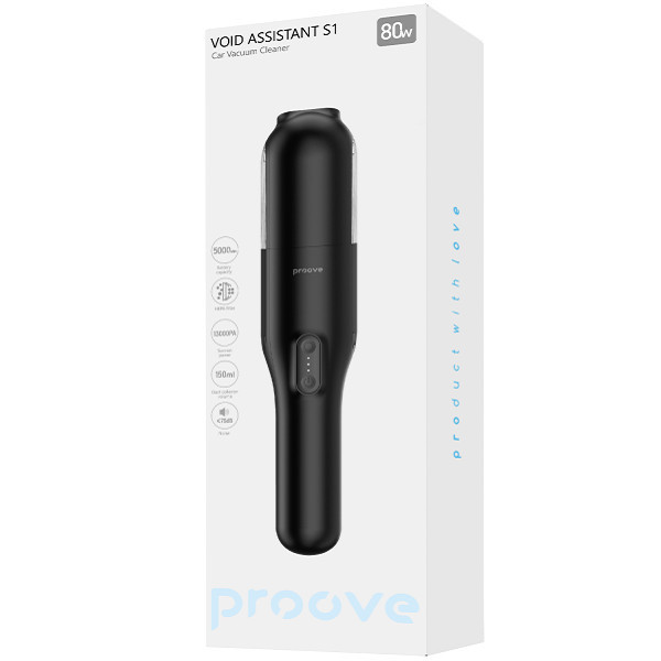Портативний Пилосос Proove Void Assistant S1 (13000pa) Black (PAVS10801201)