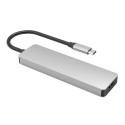USB HUB Proove Iron Link 5 in 1 (2*Type-C + 2*USB3.0 + HDMI) Silver (HBIL00222024)