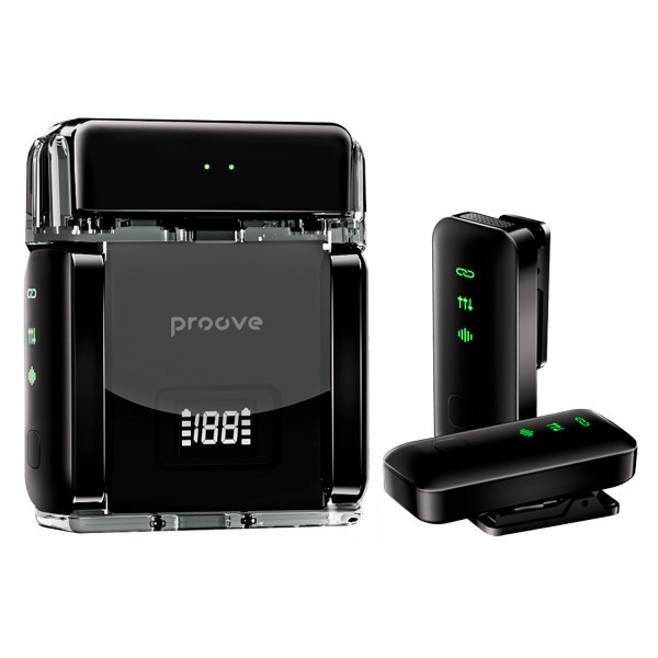 Мікрофон петличний бездротовий Proove Live Black (PLWM00012101)