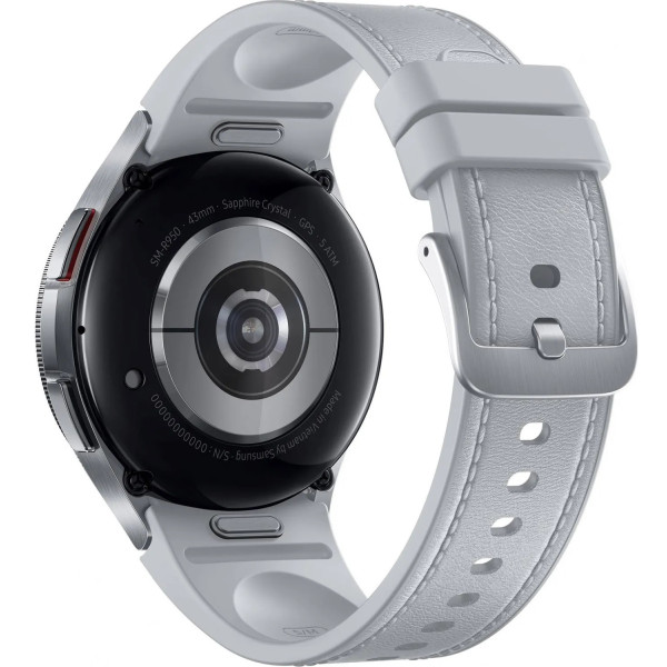Смарт-часы Samsung Galaxy Watch 6 Classic 43mm R955 LTE Silver (SM-R955FZSA) EU