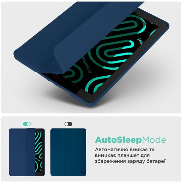 Чехол-книжка ArmorStandart Smart Fold Pen для Xiaomi Redmi Pad Pro/Pro 5G/Poco Pad Dark Blue (ARM81431)
