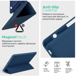 Чехол-книжка ArmorStandart Smart Fold Pen для Xiaomi Redmi Pad Pro/Pro 5G/Poco Pad Dark Blue (ARM81431)