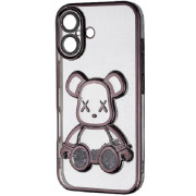 Чохол Shining Bear Case Protected Camera iPhone 16 Black