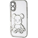 Чохол Shining Bear Case Protected Camera iPhone 16 Silver
