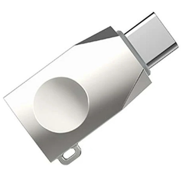 Адаптер Hoco UA9 Type-C OTG Silver