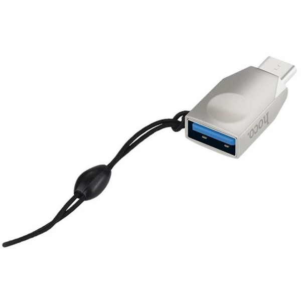 Адаптер Hoco UA9 Type-C OTG Silver