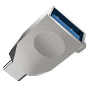 Адаптер Hoco UA9 Type-C OTG Silver