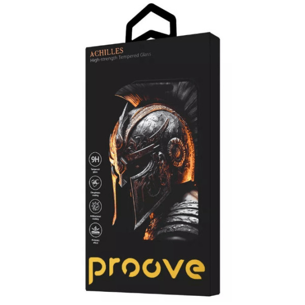Защитное стекло Proove Achilles для iPhone 16 Pro/17 Black (PGPAIP16P001)