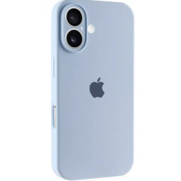 Чехол Silicone Case Full Camera для iPhone 16 Sweet Blue