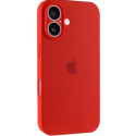 Чохол Silicone Case Full Camera для iPhone 16 Red