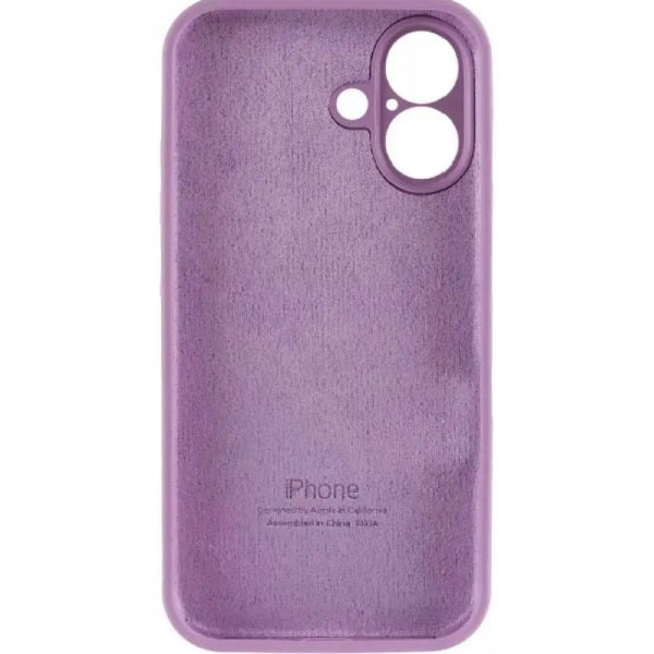Чохол Silicone Case Full Camera для iPhone 16 Lilac Pride