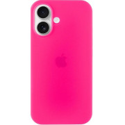 Чехол Silicone Case Full Camera для iPhone 16 Barbie Pink