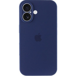 Чохол Silicone Case Full Camera для iPhone 16 Deep Navy