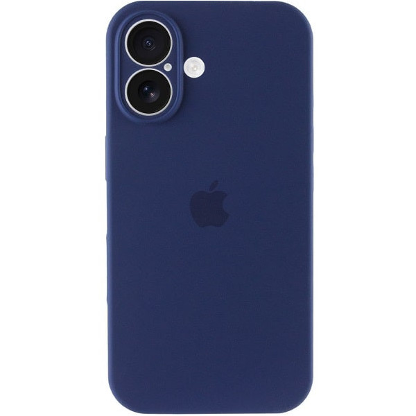 Чехол Silicone Case Full Camera для iPhone 16 Deep Navy