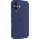 Чехол Silicone Case Full Camera для iPhone 16 Deep Navy