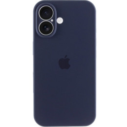 Чохол Silicone Case Full Camera для iPhone 16 Midnight Blue