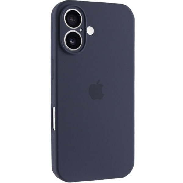 Чехол Silicone Case Full Camera для iPhone 16 Midnight Blue