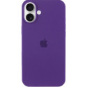 Чехол Silicone Case Full Camera для iPhone 16 Amethyst