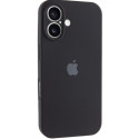 Чехол Silicone Case Full Camera для iPhone 16 Black