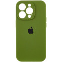 Чехол Silicone Case Full Camera для iPhone 16 Pro Dark Olive