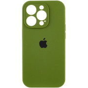 Чохол Silicone Case Full Camera для iPhone 16 Pro Dark Olive