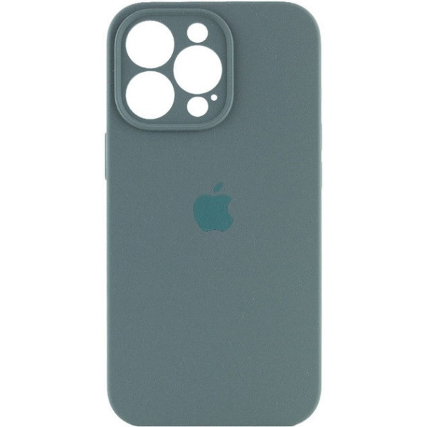 Чохол Silicone Case Full Camera для iPhone 16 Pro Pine Green