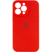 Чехол Silicone Case Full Camera для iPhone 16 Pro Red