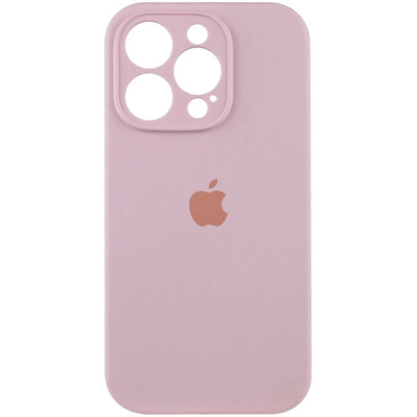 Чохол Silicone Case Full Camera для iPhone 16 Pro Chalk Pink