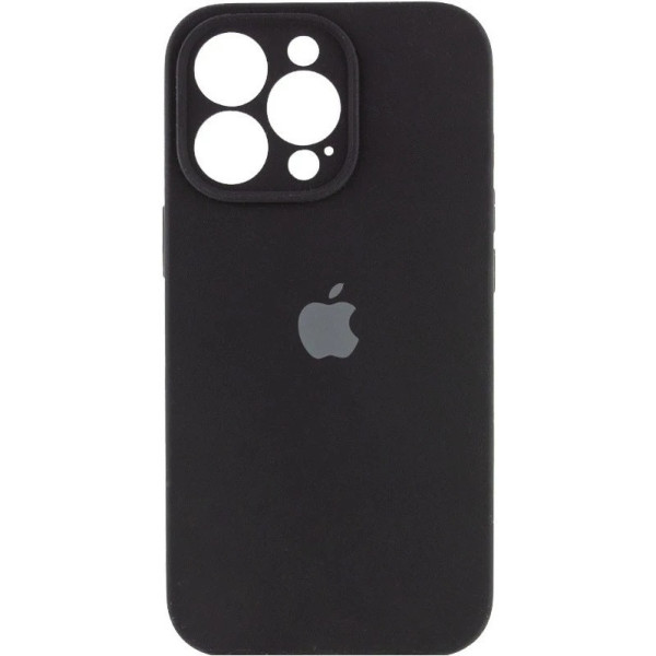 Чехол Silicone Case Full Camera для iPhone 16 Pro Black