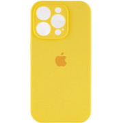 Чохол Silicone Case Full Camera для iPhone 16 Pro Max Yellow