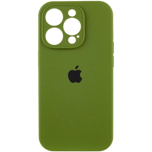 Чохол Silicone Case Full Camera для iPhone 16 Pro Max Dark Olive