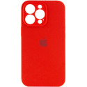 Чохол Silicone Case Full Camera для iPhone 16 Pro Max Red