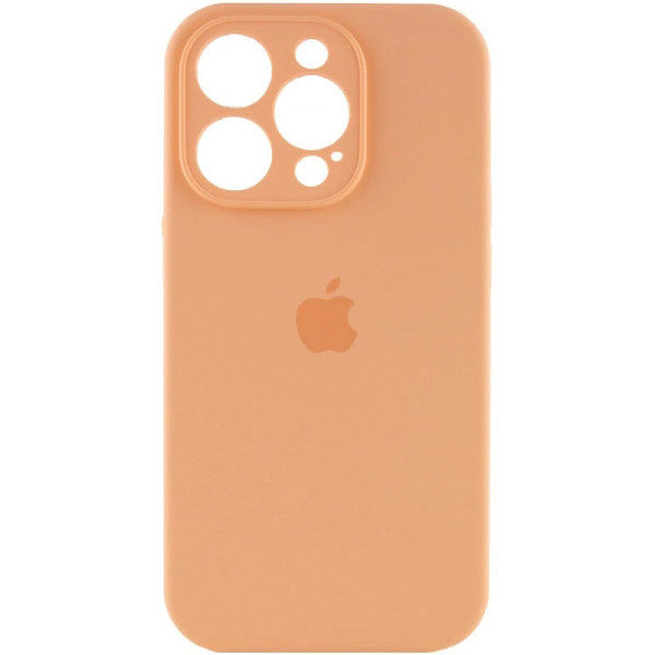 Чохол Silicone Case Full Camera для iPhone 16 Pro Max Cantaloupe
