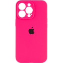 Чехол Silicone Case Full Camera для iPhone 16 Pro Max Barbie Pink