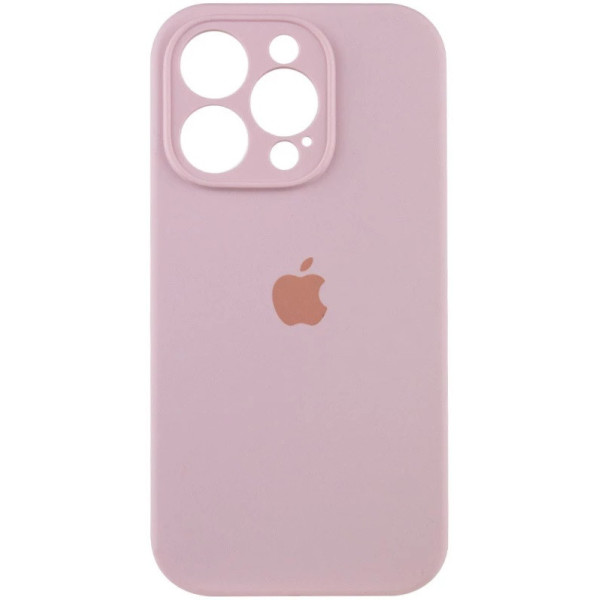 Чохол Silicone Case Full Camera для iPhone 16 Pro Max Chalk Pink