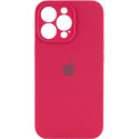 Чохол Silicone Case Full Camera для iPhone 16 Pro Max Rose Red
