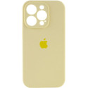 Чехол Silicone Case Full Camera для iPhone 16 Pro Max Mellow Yellow