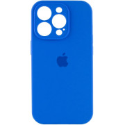 Чехол Silicone Case Full Camera для iPhone 16 Pro Max Capri Blue