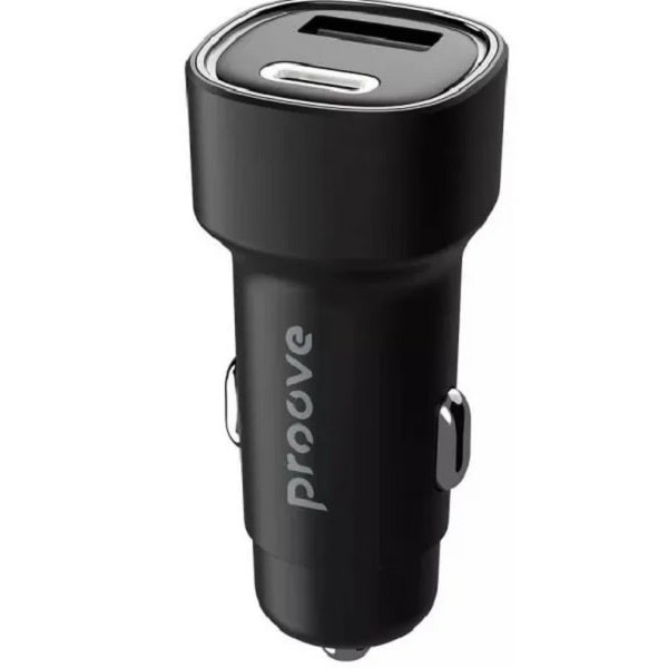 Автомобильное зарядное устройство Proove Flash 30W (Type-C + USB) Black (CCFL30111201)