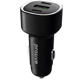 Автомобільний зарядний пристрій Proove Flash 60W (2Type-C + USB) Black (CCFL60111201)