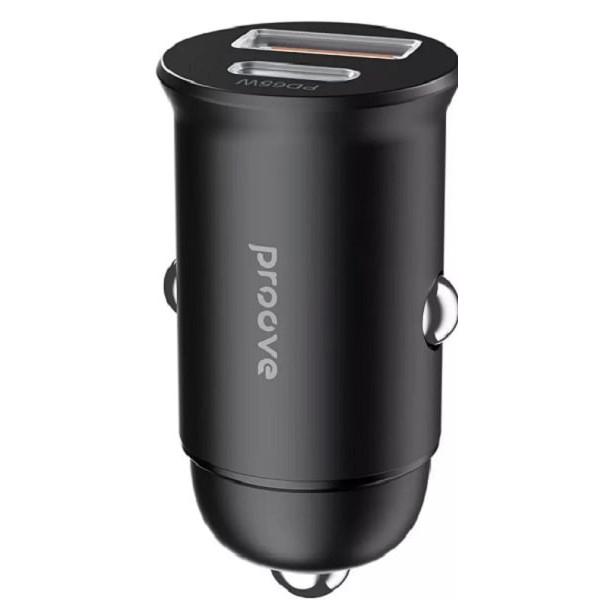 Автомобільний зарядний пристрій Proove Tiny Power Pro 65W (Type-C + USB) Black (ACTP65110001)