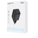 Мережевий зарядний пристрій Proove Pocket GaN 25W Type-C Black (WCPG25010201)
