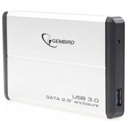 Зовнішня кишеня Gembird SATA HDD 2.5 USB 3.0, Silver (EE2-U3S-2-S)