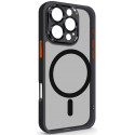 Чехол ArmorStandart Unit MagSafe SE для Apple iPhone 16 Pro Black Orange (ARM81147)