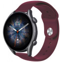 Ремешок ArmorStandart Silicone Watch Strap 22mm Marsala (ARM80665)