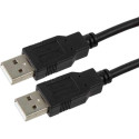 Адаптер Cablexpert USB Type-A - Type-A 2.0 (M/M) Чорний (CCP-USB2-AMAM-6)