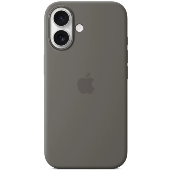 Чехол Silicone Case with MagSafe для iPhone 16 Stone Gray