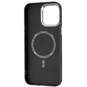 Чохол Luxo Free Air CarBon with MagSafe для iPhone 16 Pro Black